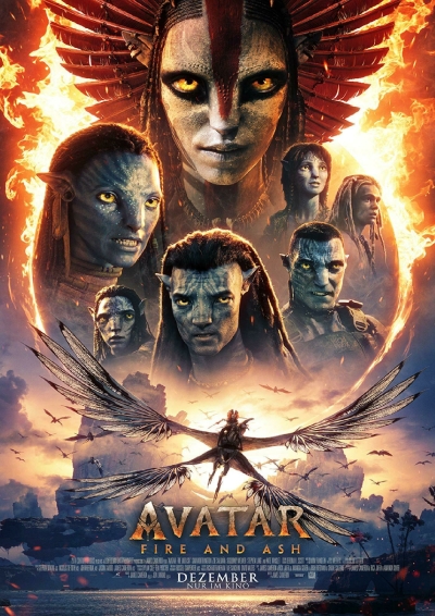 Filmplakat Avatar: Fire and Ash in 2D und 3D 